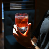 Italian Premium Retro DOF or Whiskey Glasses | 11.25oz | Bach | Set of 4 - Luigi Bormioli USA