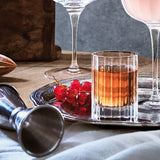 Italian Premium Retro Shot Glasses | 2.25oz | Bach | Set of 4 - Luigi Bormioli USA