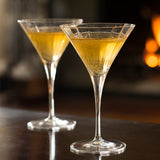 Italian Premium Retro Martini Glasses | 8.25oz | Bach | Set of 4 - Luigi Bormioli USA