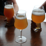 Italian Premium Tester Beer Glasses | 14.25oz | Birrateque | Set of 2 - Luigi Bormioli USA