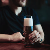 Italian Premium Pilsner Beer Glasses | 18.25oz | Birrateque | Set of 2 - Luigi Bormioli USA