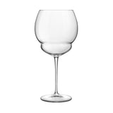 A clear Backdoor '20s Gin & Tonic cocktail glass with a slim stem and thin rims, made from high-tech crystal glass, on a white background