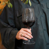 Italian Premium Bordeaux Red Wine Glasses | 20oz | Crescendo | Set of 4 - Luigi Bormioli USA