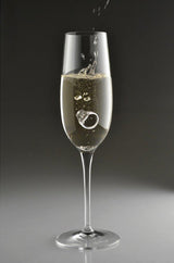 Italian Premium Flute Glasses | 8.25oz | Crescendo | Set of 4 - Luigi Bormioli USA