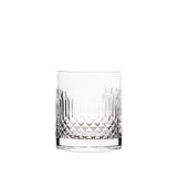 Italian Premium Whiskey Glasses | 12.75oz | Diamante | Set of 4 - Luigi Bormioli USA