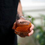 Italian Premium Whiskey Glasses | 12.75oz | Diamante | Set of 4 - Luigi Bormioli USA