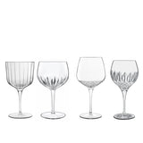 Italian Premium Assorted Gin Glasses | Mixology | 4pc Set - Luigi Bormioli USA