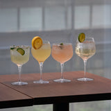 Italian Premium Assorted Gin Glasses | Mixology | 4pc Set - Luigi Bormioli USA