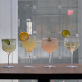 Italian Premium Assorted Gin Glasses | Mixology | 4pc Set - Luigi Bormioli USA