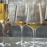 Italian Premium White Wine Glasses | 11.75oz | Intenso No.350 | Set of 6 - Luigi Bormioli USA