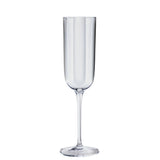 Italian Premium Flute Glasses | 7oz | Jazz |Set of 4 - Luigi Bormioli USA