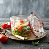 Italian Premium Canning & Food Jar XL | 17oz | Lock-Eat | 1 Piece - Luigi Bormioli USA