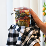 Italian Premium Canning & Food Jar XL | 25.25oz | Lock-Eat | 1 Piece - Luigi Bormioli USA