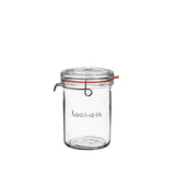 Italian Premium Canning & Food Jar XL | 34oz | Lock-Eat | 1 Piece - Luigi Bormioli USA