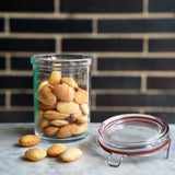 Italian Premium Canning & Food Jar XL | 34oz | Lock-Eat | 1 Piece - Luigi Bormioli USA