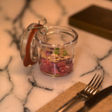 Italian Premium Canning & Food Jar | 6.75oz | Lock-Eat | Set of 6 - Luigi Bormioli USA