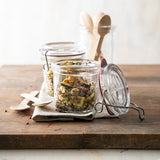 Italian Premium Canning & Food Jar | 6.75oz | Lock-Eat | Set of 6 - Luigi Bormioli USA