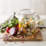 Italian Premium Handy Canning & Food Jar | 67.75oz | Lock-Eat | 1 Piece - Luigi Bormioli USA