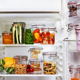 Italian Premium Canning & Food Jar XL | 17oz | Lock-Eat | 1 Piece - Luigi Bormioli USA