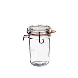 Italian Premium Canning & Food Jars | 11.75oz | Lock-Eat | Set of 6 - Luigi Bormioli USA