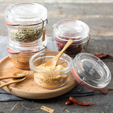 Italian Premium Canning & Food Jar | 2.75oz | Lock-Eat | Set of 6 - Luigi Bormioli USA