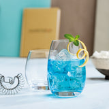 Italian Premium Stemless Wine Glasses | 15.5oz | Michelangelo Masterpiece | Set of 4 - Luigi Bormioli USA