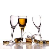 Italian Premium Liqueur Glasses | 2.25oz | Michelangelo Masterpiece | Set of 4 - Luigi Bormioli USA