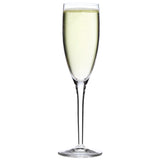 Italian Premium Champagne Flute | 6.75oz | Michelangelo Masterpiece | Set of 4 - Luigi Bormioli USA