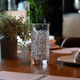 Italian Premium Textures Highball Glasses | 16.25oz | Mixology | Set of 4 - Luigi Bormioli USA