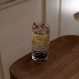 Italian Premium Textures Highball Glasses | 16.25oz | Mixology | Set of 4 - Luigi Bormioli USA
