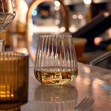 Italian Premium Stemless Glasses | 15.25oz | Optica | Set of 4 - Luigi Bormioli USA