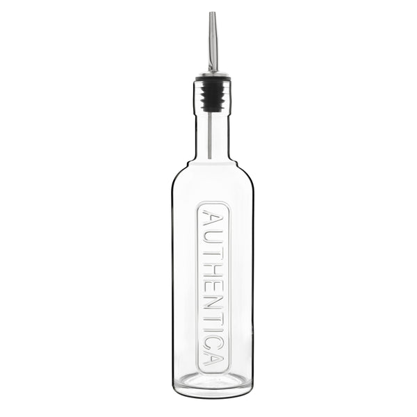 Luigi Bormioli Optima 17 oz Authentica Bottle with Silicone / Stainless Steel Pourer (1 Piece)