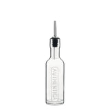 Italian Premium Authentica Glass Bottle with Pourer | 8.5oz | Optima | 1 Piece - Luigi Bormioli USA