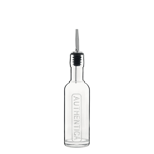 Luigi Bormioli Optima 8.5 oz Authentica Bottle with Silicone / Stainless Steel Pourer (1 Piece)