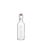 Italian Premium Authentica Glass Bottle with Steel Airtight Closure | 8.5oz | Optima | 1 Piece - Luigi Bormioli USA