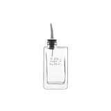 Italian Premium Glass Oil Bottle w/Pourer | 8.5oz | Optima | 1 Piece - Luigi Bormioli USA