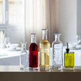 Italian Premium Glass Oil Bottle w/Pourer | 8.5oz | Optima | 1 Piece - Luigi Bormioli USA