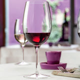 Italian Premium Goblet Glasses | 16.25oz | Palace | Set of 6 - Luigi Bormioli USA