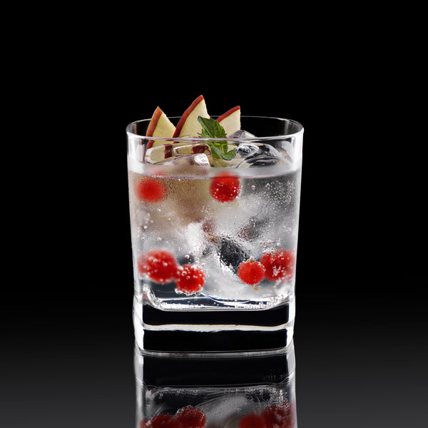 Luigi Bormioli Strauss 9 oz Whisky / Rocks Drinking Glasses (Set Of 6)