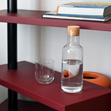 Italian Premium Glass Carafe with Cork Stopper | 34oz | Sublime - Luigi Bormioli USA