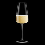 Italian Premium Flute Glasses | 13.5oz | Talismano | Set of 4 - Luigi Bormioli USA