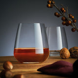 Italian Premium Whiskey Glasses | 15.25oz | Talismano | Set of 4 - Luigi Bormioli USA
