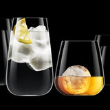 Italian Premium 8pc Barware Set | Talismano | 4 Lowball Glasses & 4 Highball Glasses - Luigi Bormioli USA
