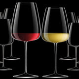 Italian Premium 8pc Stemware Set | Talismano | 4 Red Wine Glasses & 4 White Wine Glasses - Luigi Bormioli USA
