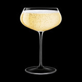 Italian Premium Spumante Coupe Glasses | 10.25oz | Tentazioni | Set of 6 - Luigi Bormioli USA