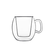 Coffee Double Wall Glasses | 10.25oz | Thermic | Set of 2 - Luigi Bormioli USA