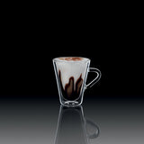 Espressino Double Wall Glasses | 3.5oz | Thermic | Set of 2 - Luigi Bormioli USA