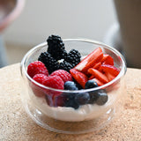 Double Wall Dessert Bowl | 14.25oz | Thermic Sublime | Set of 2 - Luigi Bormioli USA