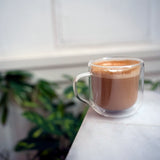 Cappuccino Double Wall Glasses | 8oz | Thermic Sublime | Set of 2 - Luigi Bormioli USA