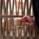 Cappuccino Double Wall Glasses | 8oz | Thermic Sublime | Set of 2 - Luigi Bormioli USA